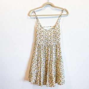 H&M White Floral Summer Low Back Dress 2